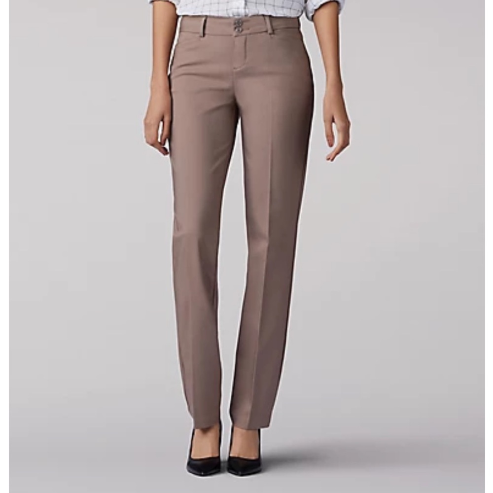 Lee Secretly Shapes Mid Rise Straight Leg Pant